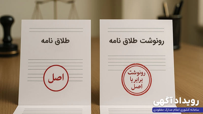 رونوشت طلاق‌نامه چیست و چگونه آن را دریافت کنیم؟
